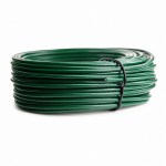 חוט מצופה PVC ירוק לקשירה וגידור